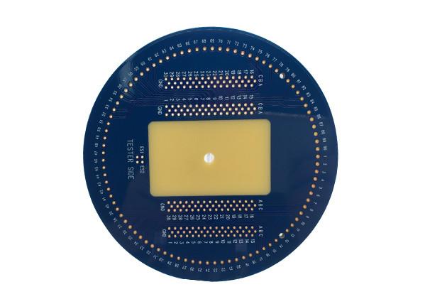 Blue Solder Mask Immersion Gold 3.2mm Single Layer PCB Board