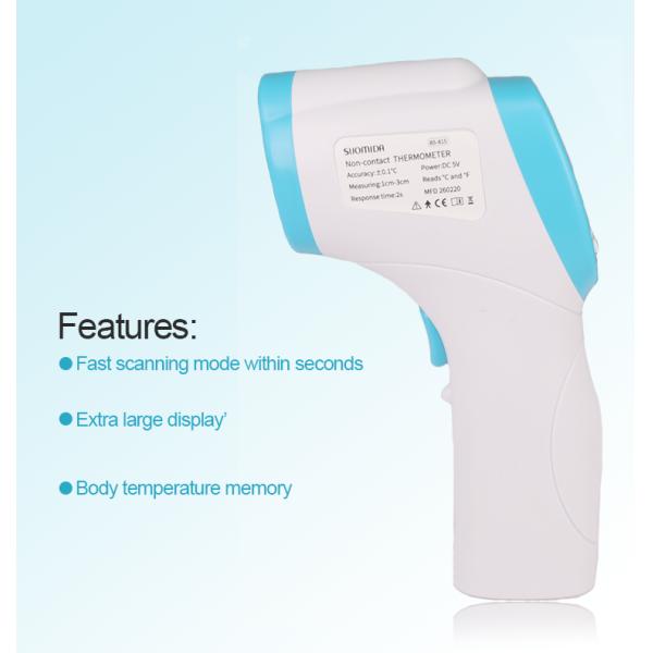 Digital Non Contact Forehead Thermometer 32.0-43 Range CE Certification