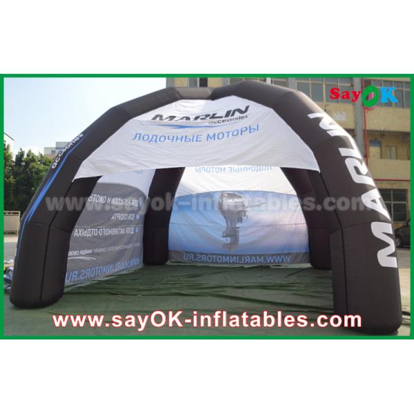 Шатер воздуха располагаясь лагерем подгонял печать шатра воздуха логотипа раздувного для украшения партии выставки