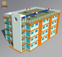 Édifices préfabriqués en acier légers