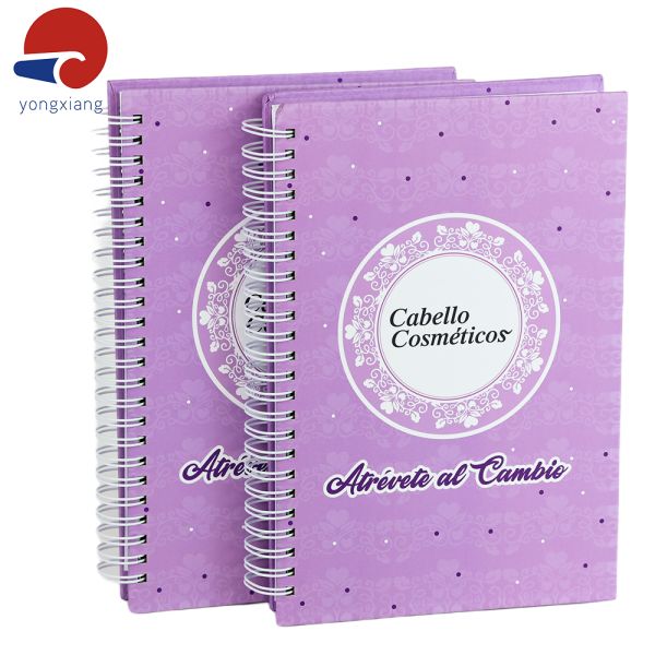 Beautifully Daily Planner Notebook Multiple Pages Hard Cover Journals Purple