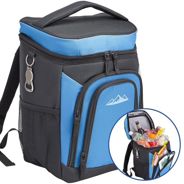 Stylish Camo Backpack Cooler / Hiking Cooler Backpack Bag With Bottle Opener