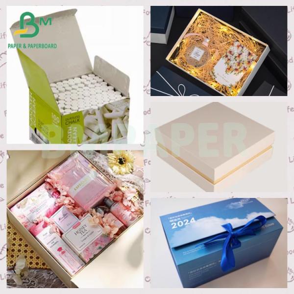 400 грамм Отличная жесткость Серая обратная диван Белая спина Серая покрытая дуплексная доска