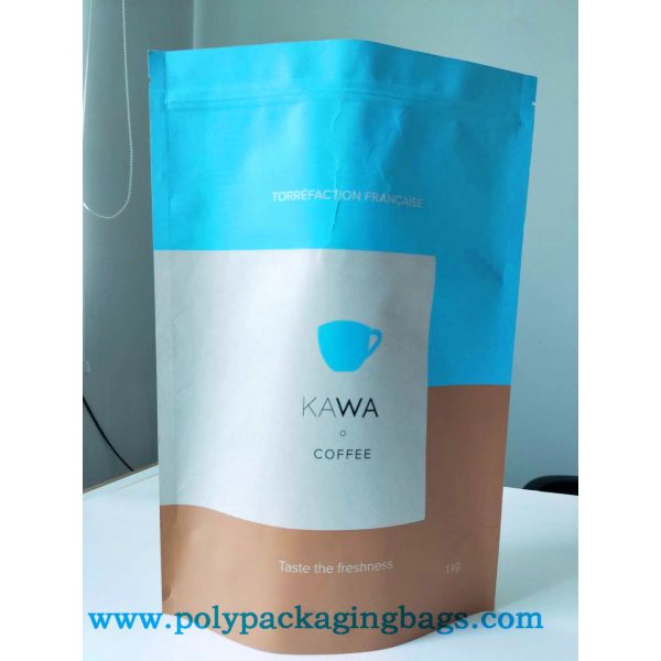 Zip Lock Kraft Food Paper Aluminizing Bag