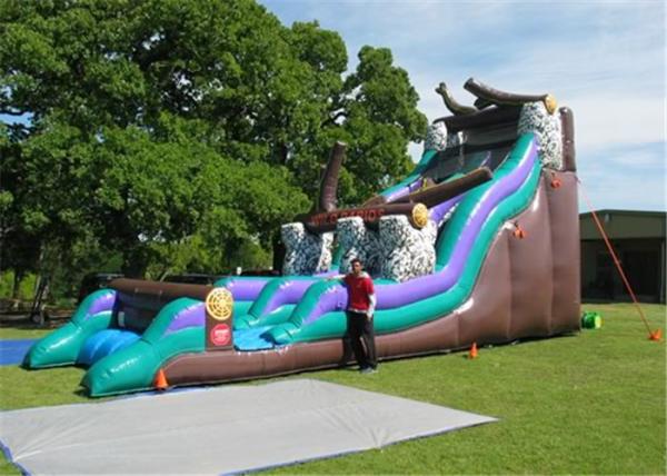 Segurança alta de excitação exterior da corrediça escorregadiço da explosão de Duable do campo de jogos para o parque de Auatic