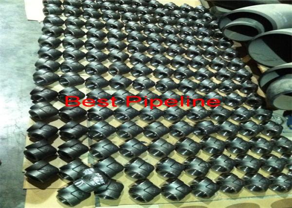 1.4571 Forged Stainless Steel Pipe Fittings 4 Inch Pipe Coupling / Tee Coupling