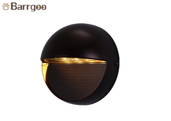 Half Round Wall Mounted Exterior Led Lights 3Watt For Outside Garden Decoration
