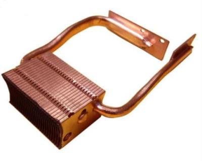 OEM Copper Skived Fin Heat Sink Copper Cu1100 For Projector /  Computer