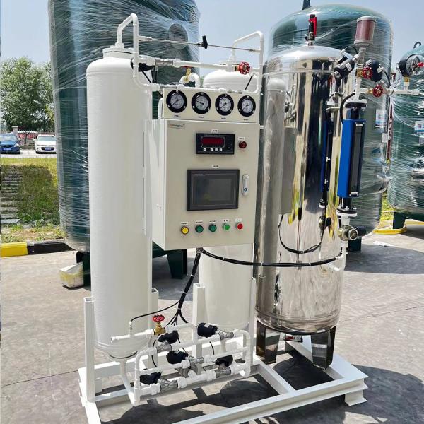 Gerador de nitrogénio PSA com tanque de armazenamento de aço inoxidável de alto desempenho