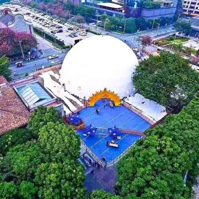 Geodesic Wind Resistant Hotel Dome Tent Scenic Area Huge Stainless Steel Frame