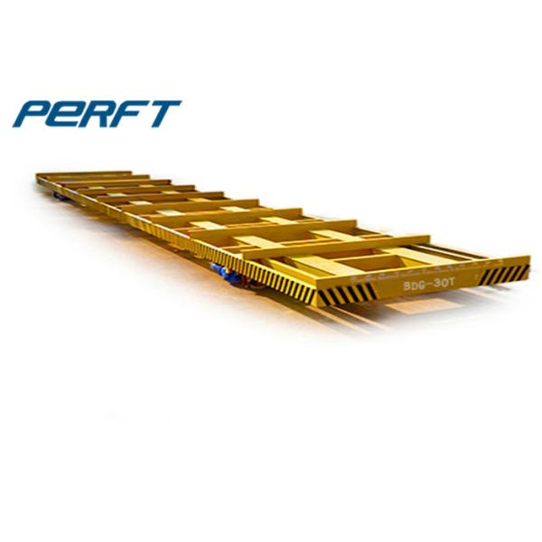 Cable Drum Power Electric Flatbed Cart , Abrasive Blasting Rail Transfer Cart