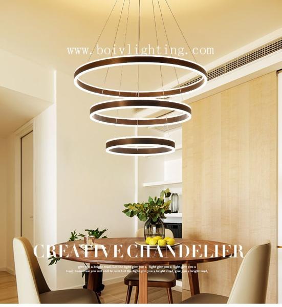 Many  Round Simple Hanging Lamp Fof Pendant Llightings  White Or  Wood Color