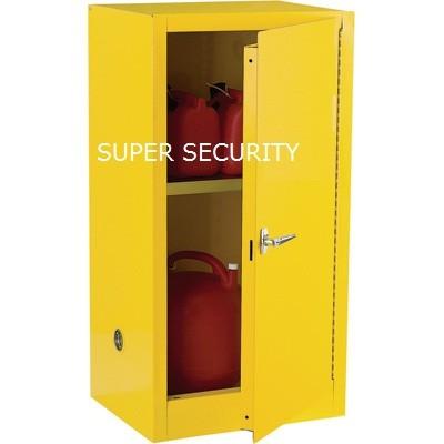 Armário de armazenamento inflamável químico Lockable vertical com o fechamento de duas chaves