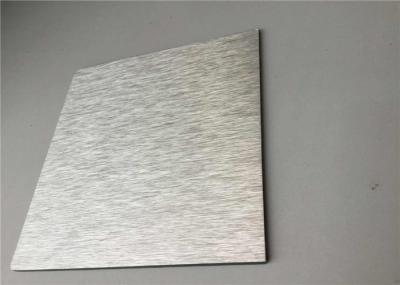 High Strength Brushed Aluminium Sheet Good Tensile Strength Uniform Coating