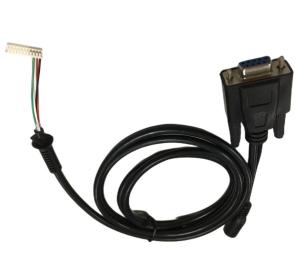 Armadilhas de fio de cabo redondo 2.54mm 4 pines para DB9 Fêmea RS232 para HMI