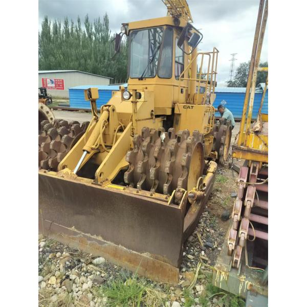 Camión compactador de basura industrial CAT 815B compactador de vertederos