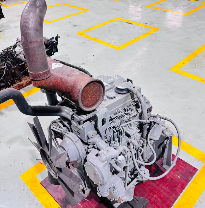 1004C Complete 3.99L Turbocharged Diesel Engine Assembly with 102 HP Max Power and Mechanical Inline Injection Pump