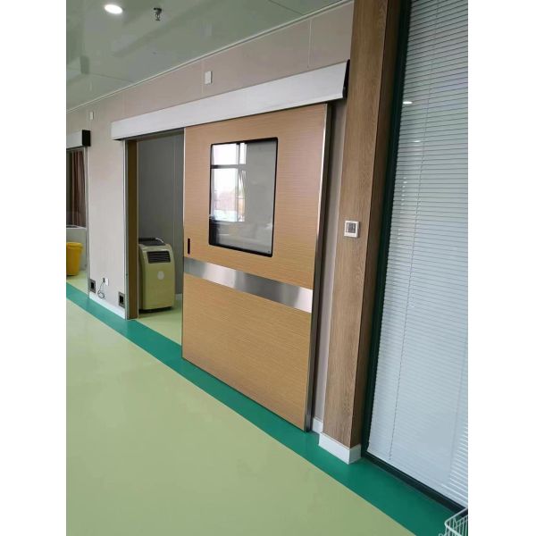 Anti Bacterial Steel Hospital Ward Doors 45mm Thick Medical Door For Surgical Department