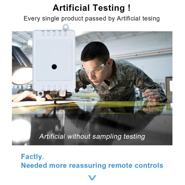 Retransmisión teledirigida inalámbrica y receptor POC810 del interruptor 1CH 433MHz