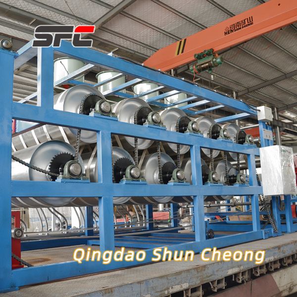 PLC Control Compact Body High Automation Fabric Core Conveyor Belt Vulcanizing Press for Rubber Strip Production Line