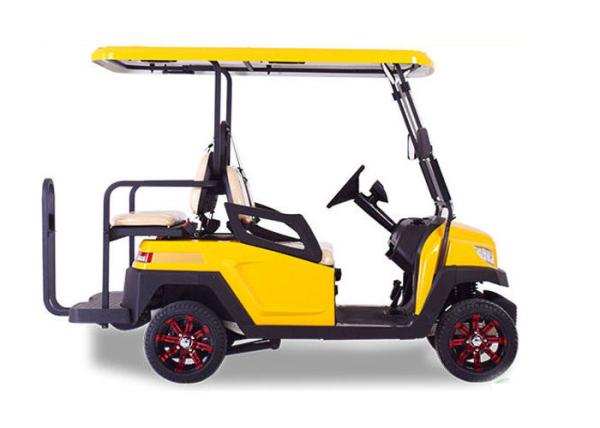 Custom 4 Wheel Golf Cart Four Seater Tourist Electric Sightseeing Car Battery Operated
