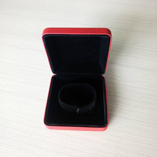 Custom Festive Book Shaped Gift Box Plastic , Flip Top Gift Box Red Pretty Plastic