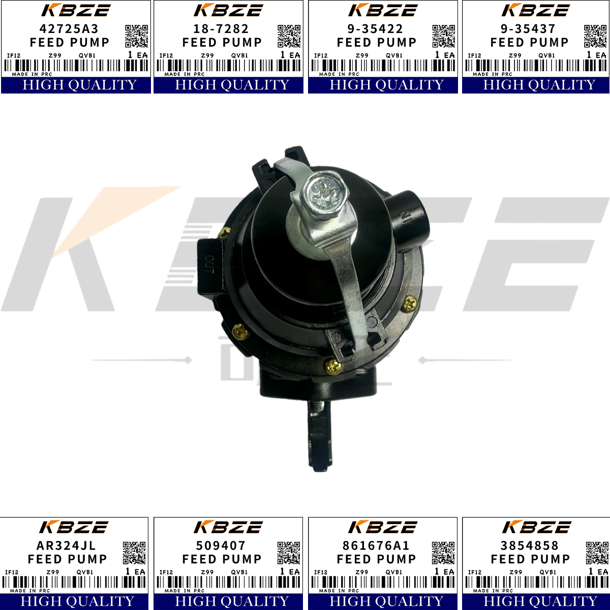 KBZE AR324JL 509407 861676A1 MERCRUISER VOLVO/PENTA OMC ENGINE 3854858 42725A3 9-35422 9-35437 FEED PUMP ASSY