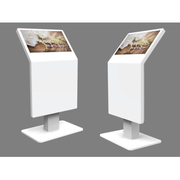 floor Standing LCD Outdoor Advertising Kiosk Toughened Glass Panel