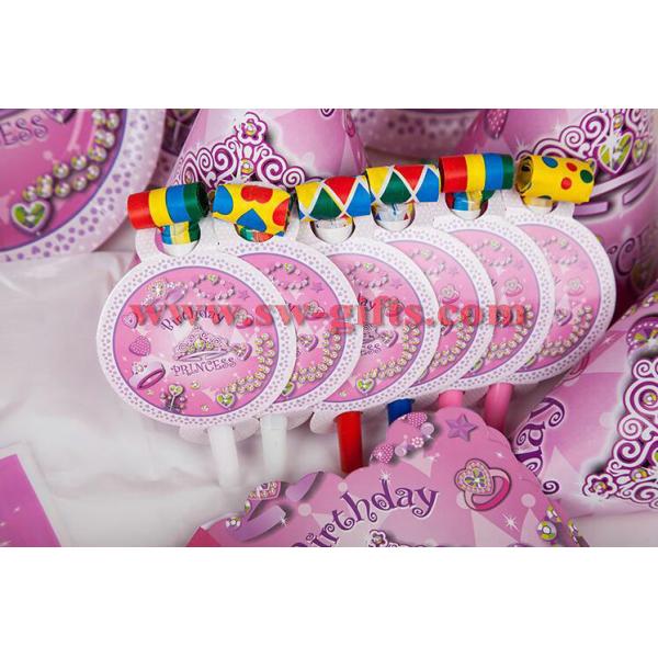 Fantasy girl theme kids disposable paper cups + plates party pack birthday Party Decoration Set party supplies