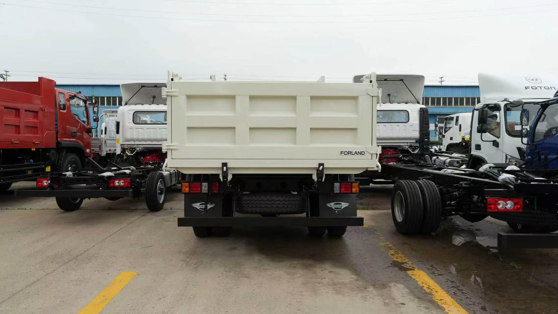 4x2 140HP Foton Light Dump Truck - Heavy Load Tipper For Construction and Mining Transport