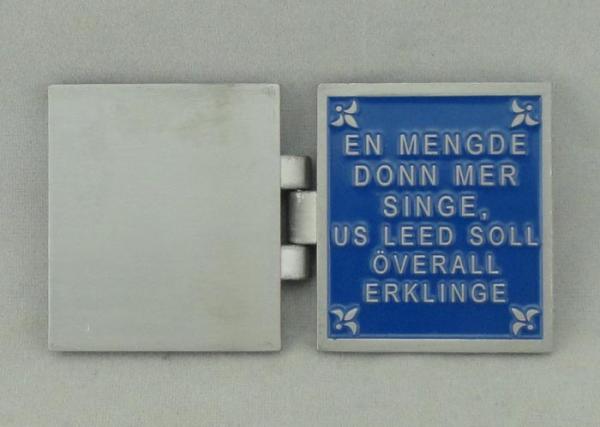 OEM Box Case Memorial Souvenir Badges Zinc Alloy / Aluminum / Stainless Steel