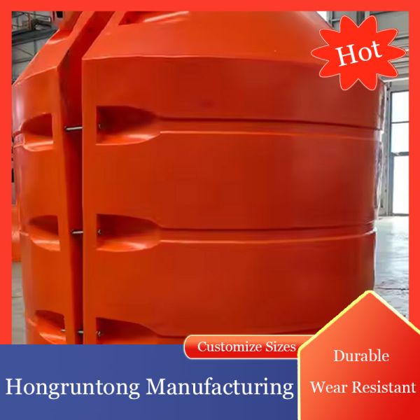 Industrial Hose Floats Reliable Buoyancy Tough PE Material Abrasion Resistant