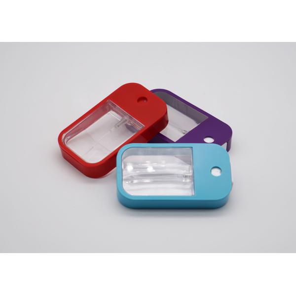 正方形アルコール香水手のSanitizerの平らなクレジット カードのスプレーのびん