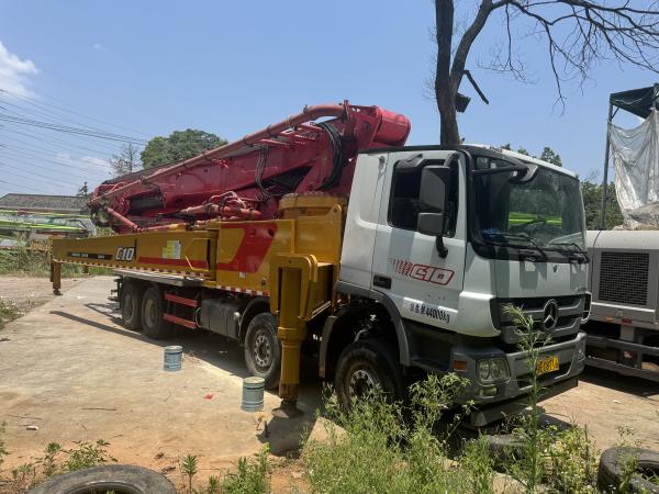 Powerful Eco-Friendly​ Used 62m Sany Concrete Pump Truck Mercedes Benz Chassis High-Efficiency