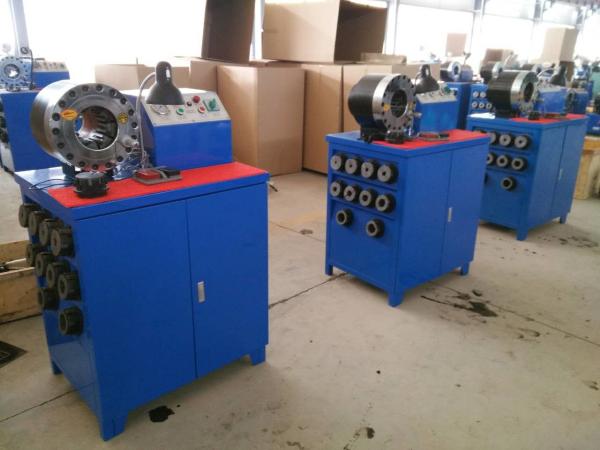 10 Dies Hydraulic Hose Swaging Machine 60-80mm Air Compressor Hose Crimper FY-51BY