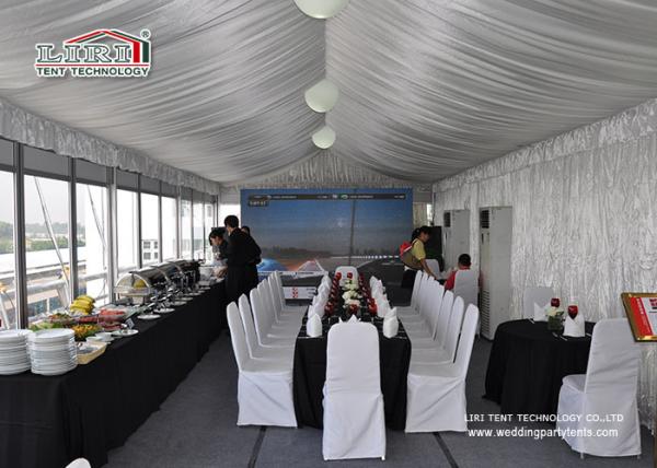 Outdoor Party Catering Tent Commercial Party Tent with Luxury Glass Wall
