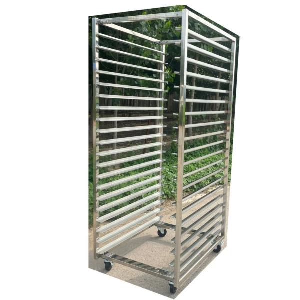 Stainless Steel Aluminum Steel 20 Layers Rack Bakery Tray Rack Trolley 40x60