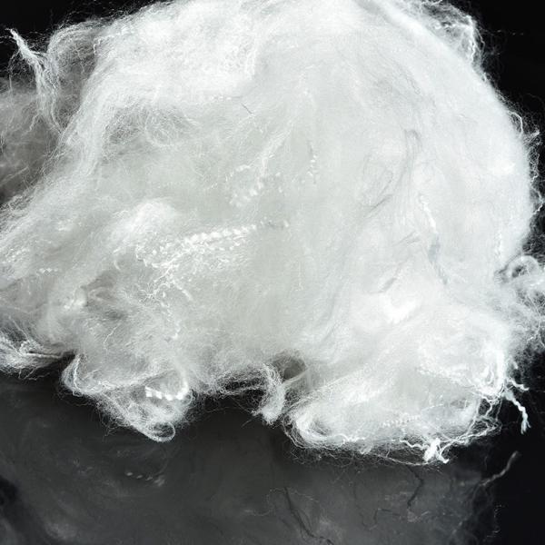 Естественный биоразлагаемый 100% вискозные основные волокна сырой белый цвет 5d