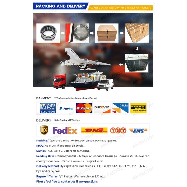 High Load Capacity Applications Needle Roller Bearings P5 Precision Rating 80mm Bore Size