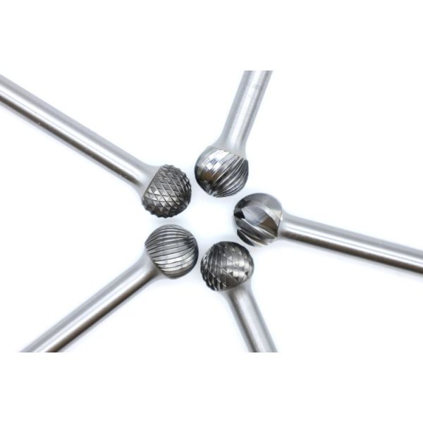 SD-5ZM Ball Shape Tungsten Carbide Burr with 12mm Head Diamond Cut for Hard Material Finishing