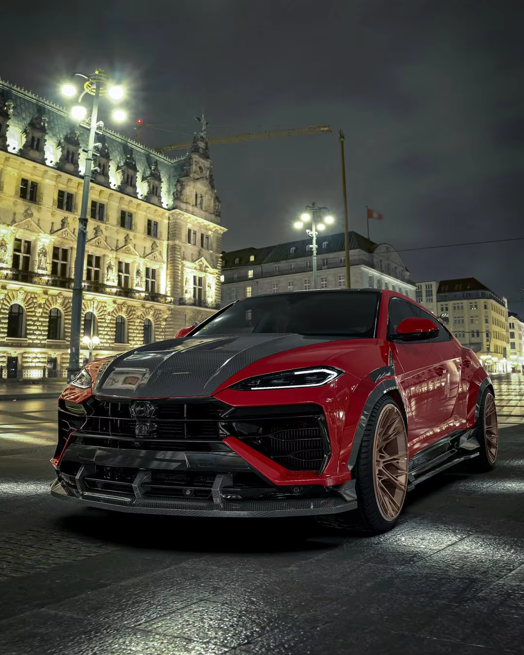 N Style Lamborghini Body Kit Carbon Body Kit Front Lip Side Skirts Spoiler Rear Diffuser