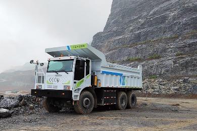 125 Ton Electric Mining Truck 528kWh Zero Emission