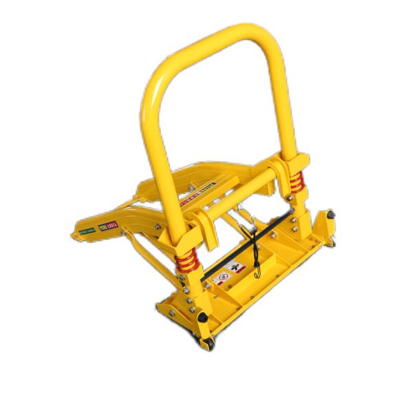 20KG Lightweight Aluminum Folding Parking Barrier - Portable Vehicle Stopper with Foldable Design