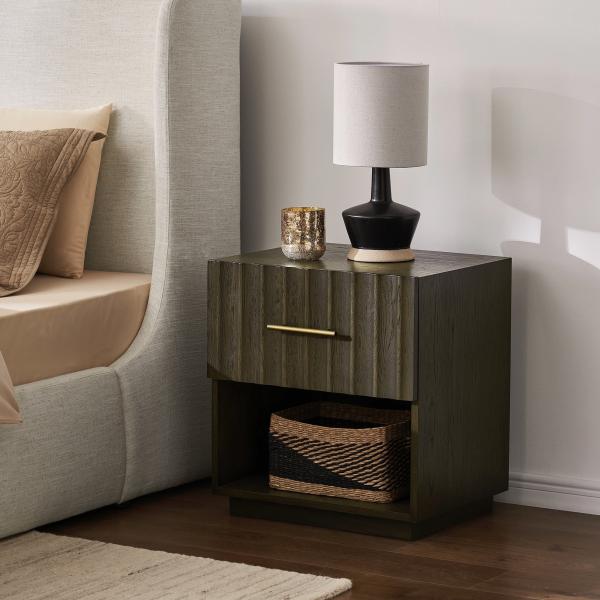 Nordic Light Luxury Bedside Table Modern Simple Bedroom Storage Cabinet
