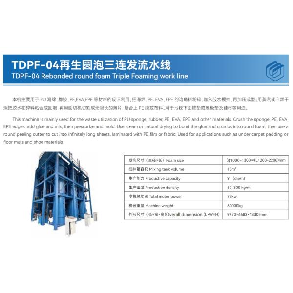 Возобновляемое пенообразовательное оборудование Трехкратный выстрел Цилиндровой бака формы Полный автоматический Siemnes Связывание и формование парового пресса