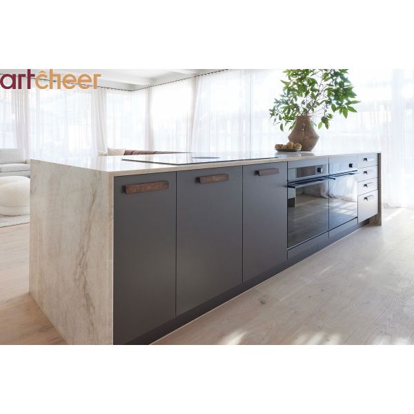 Eco-Friendly Modular Kitchen Cabinet with 3 Years Guarantee and Customized Color for Modern Living