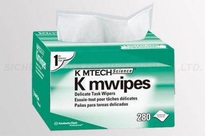 White Fiber Optic Tools Fiber Wipes 280pcs 100% Virgin Wood Pulp