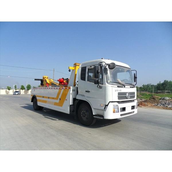 Tow Truck Wrecker 3 Axle Special Purpose Truck Flatbed 2 Cab Seats