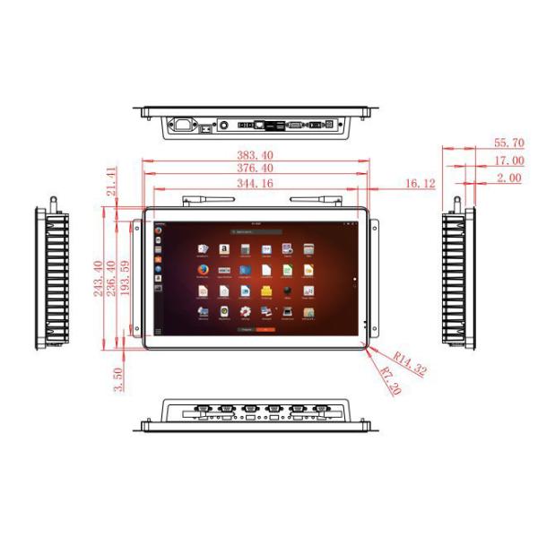 15.6-Inch Linux Screen for Retail Kiosks and Digital Signage