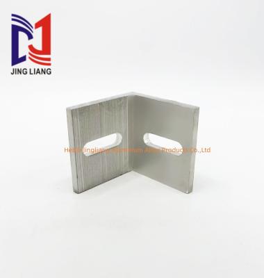 Aluminium 50*50*5mm support d'angle pour le système de support de revêtement de haute qualité sur mesure